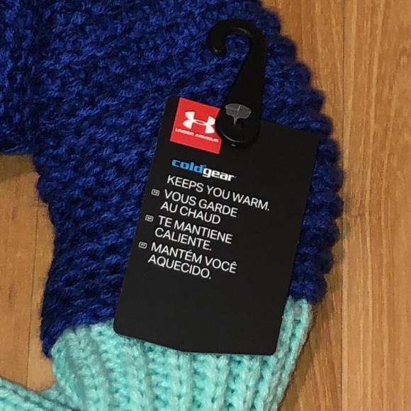 UNDER ARMOUR COLDGEAR Girls Knit Neck Gaiter Scarf - Picture 3 of 6